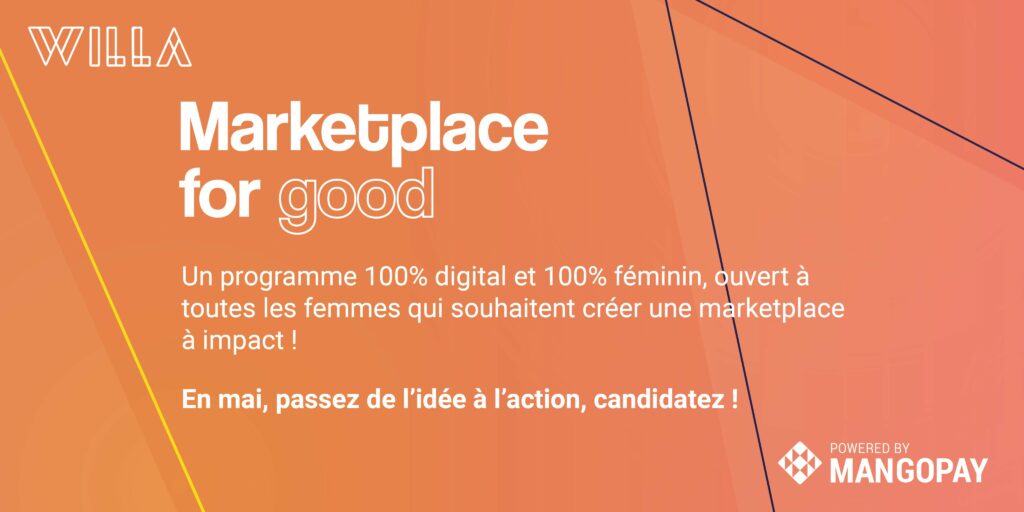 Mangopay lance Marketplace for good avec Willa