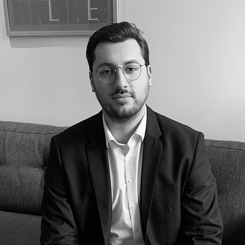 Photo de Maxime de Pinho en noir et blanc petite résolution